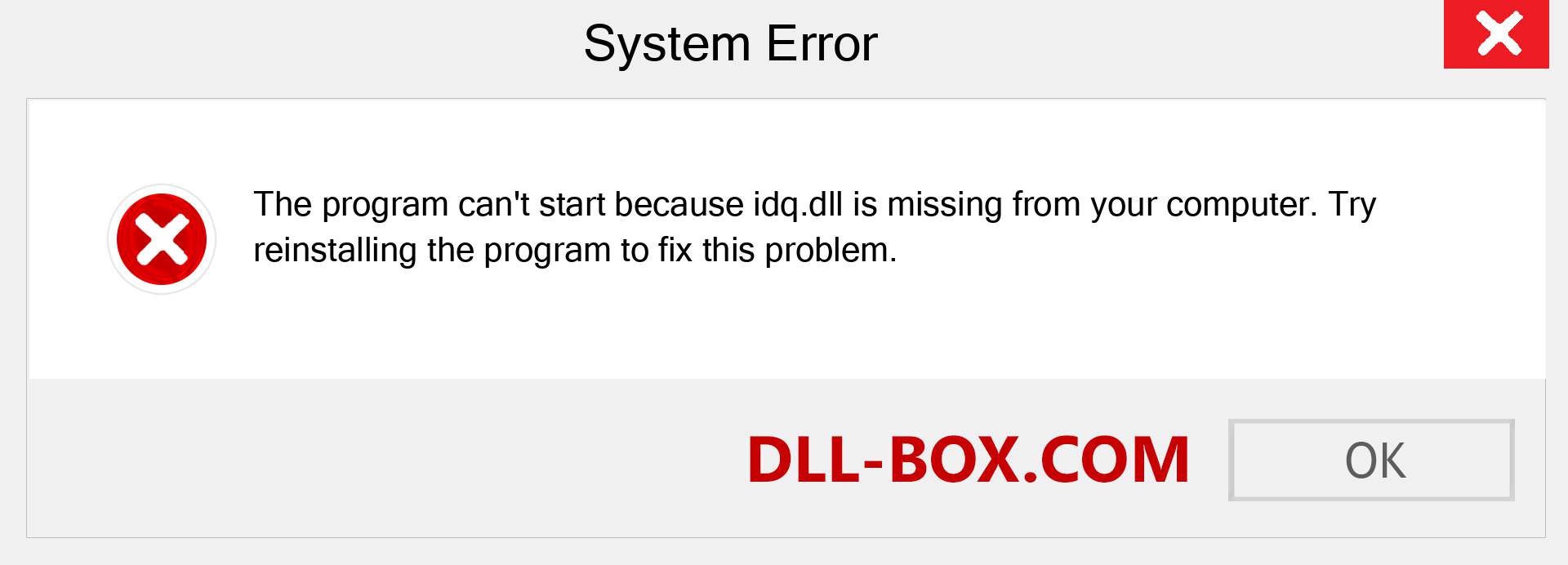  idq.dll file is missing?. Download for Windows 7, 8, 10 - Fix  idq dll Missing Error on Windows, photos, images